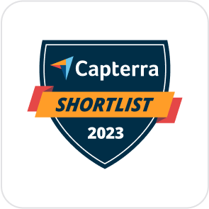 white/capterra-shortlist-2023 badge