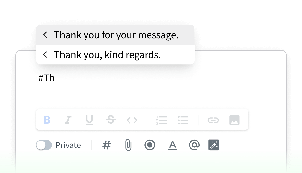 Canned response as part of automated ticketing system