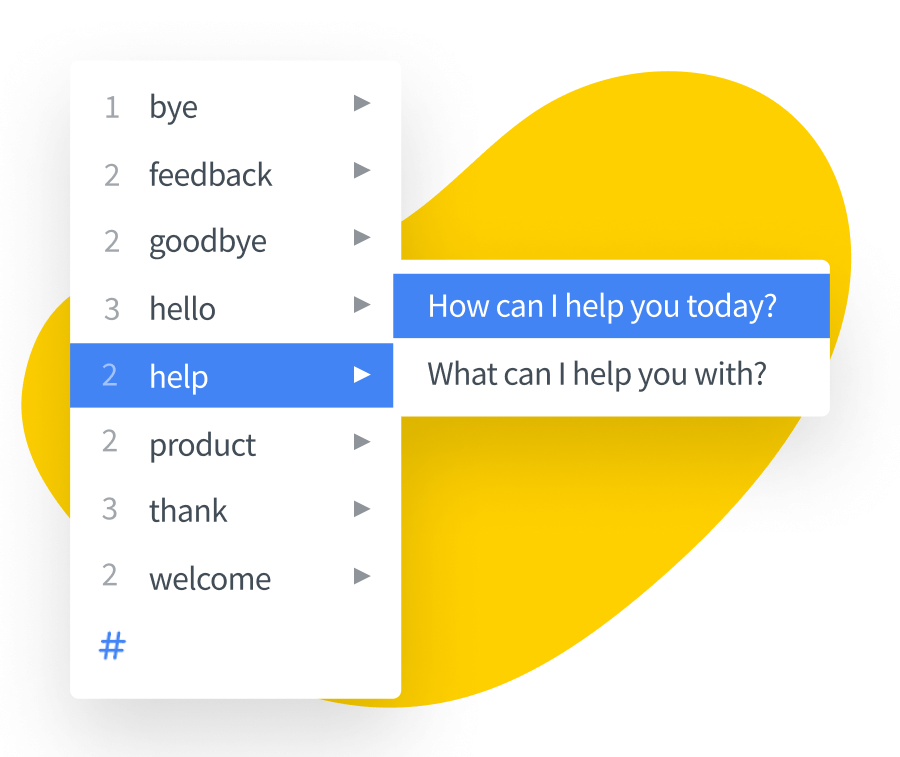 Canned responses in HelpDesk
