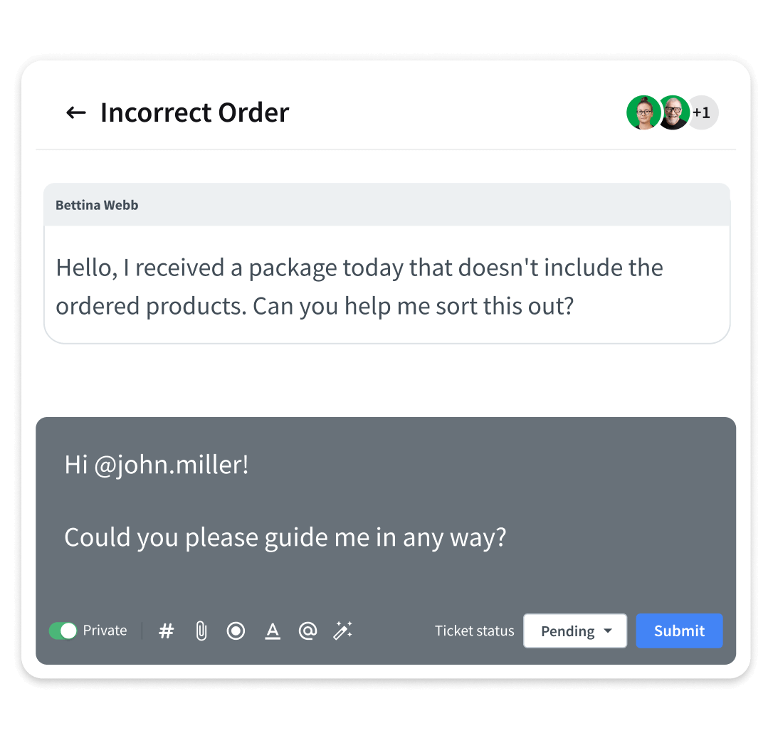 HelpDesk as an internal customer support tool for ecommerce