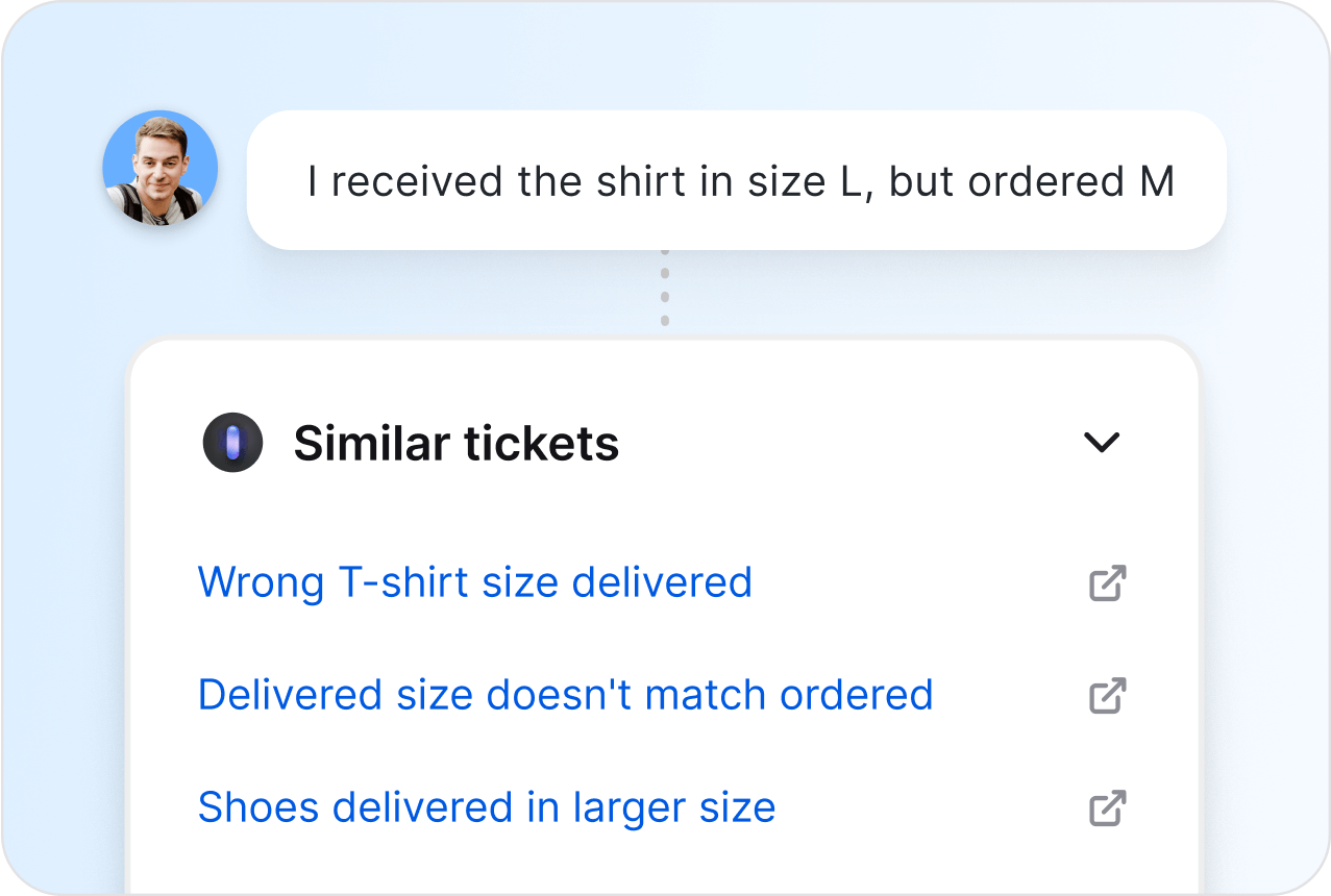 AI similar tickets in HelpDesk