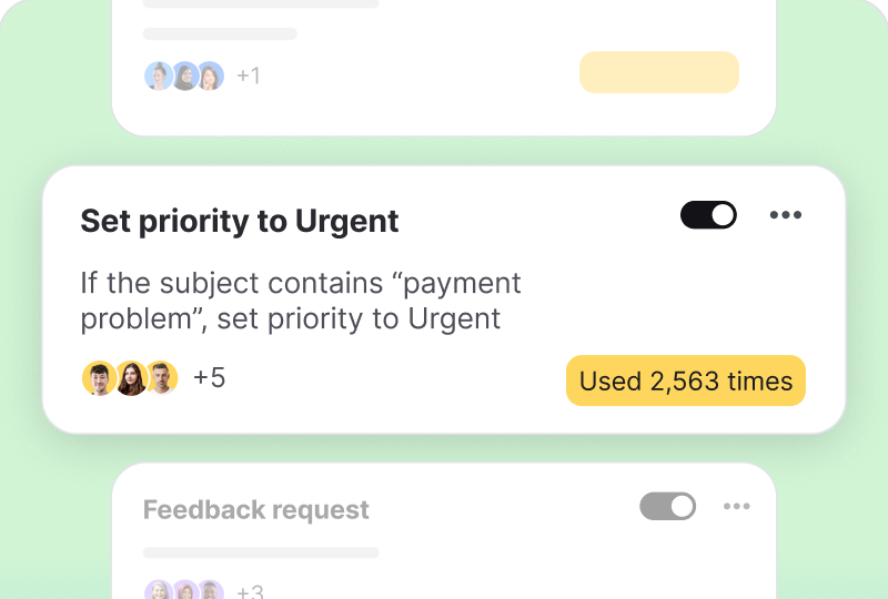 Automation rules in HelpDesk