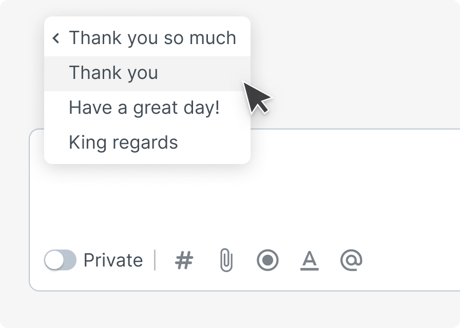 Email etiquette example